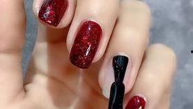 方形美甲网红款式图片,网红爆款款式解析