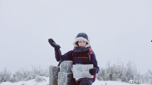 明星爬山穿着图片大全,明星爬山时尚穿搭大盘点